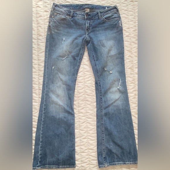 Women’s Pioneer Silver Jeans - Picture 1 of 4